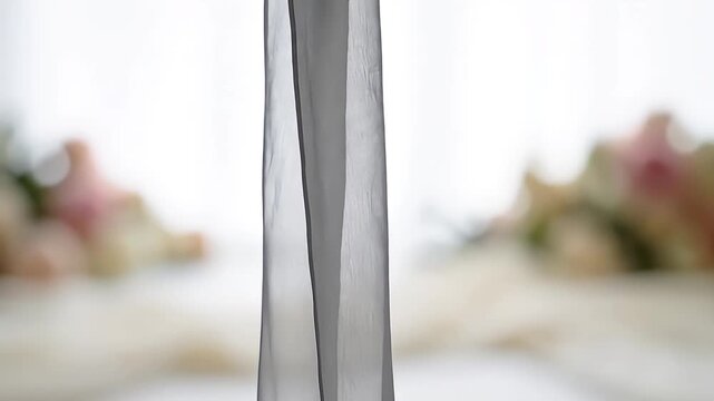 Close up of metal fork tines.