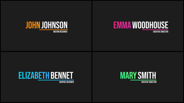 Clean Underline Name Opener