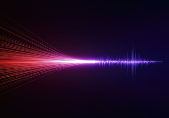 Obraz premium Dynamic abstract visual pattern suggesting sound energy, musical pulse, or movement. Great backdrop for audio themes or events, texture, volume, wave