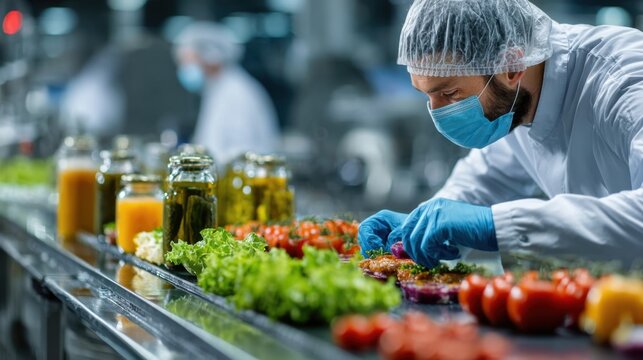 Creates edible products through organized production systems, maintaining hygiene, quality control, and supply chain efficiency for global food distribution networks.
