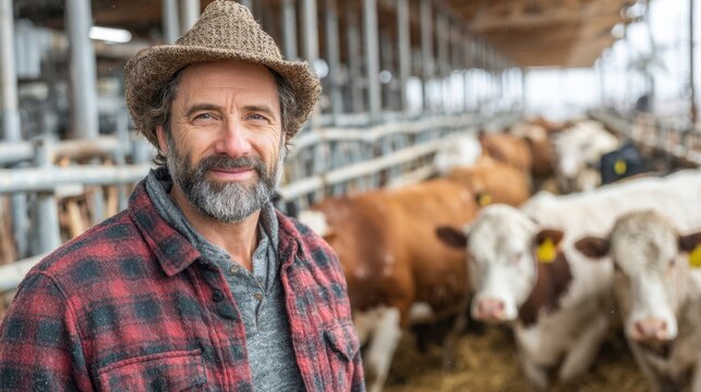 Livestock producer ensures efficient animal production through proper care, nutrition, and management, supporting food security and agricultural value chains.
