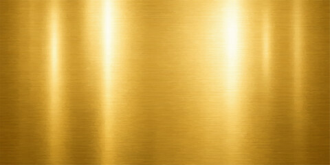 Abstract gold metallic texture background with brushed shiny surface and smooth pattern