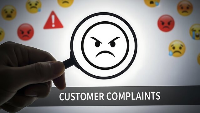 An illustration focusing on customer complaints for the concept of customer experience.