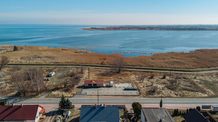 Kąty Rybackie z drona wiosna 2026 © Marcin