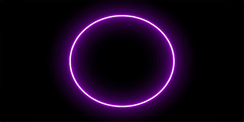A bright blue glowing neon number sits within a dark circular eclipse frame, creating a celestial art pattern against a black universe wallpaper illustration © Razu Ahmed Emran 2