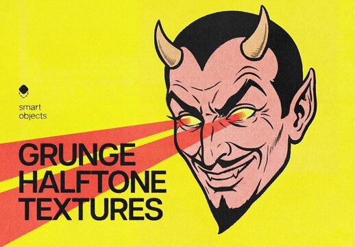 Gray Grunge Halftone Textures