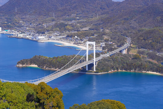 しまなみ海道に架かる伯方・大島大橋
