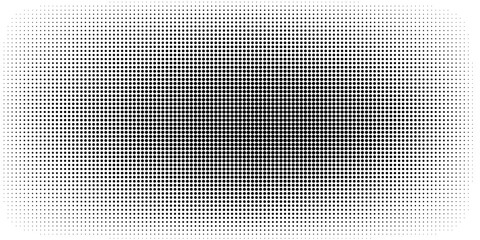 Grunge halftone gradient background. Faded grit noise texture. White and black sand wallpaper. Retro pixelated backdrop. Anime or manga style comic overlay. © wahyu