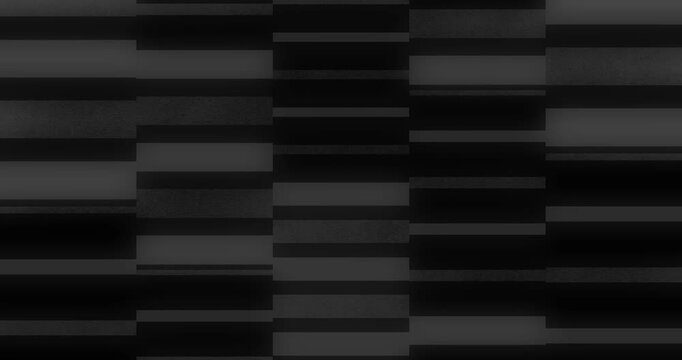 grayscale constructivist pattern  - abstract dark grey geometric shapes moving seamless loop,