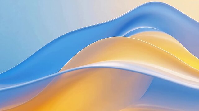 FlowingBlue-YellowWavesinSoftGradient