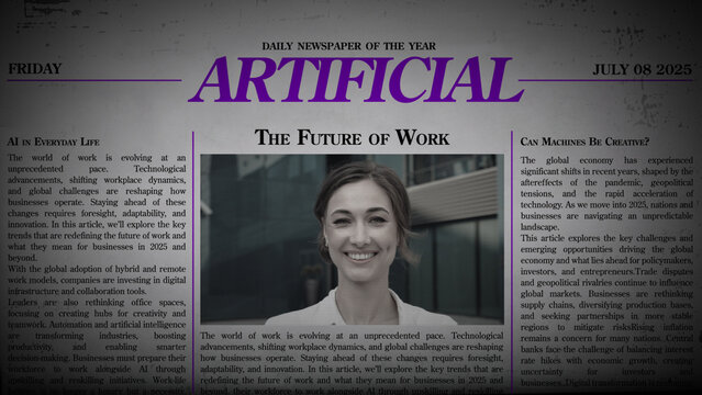 Newspaper Overlays Artificial &ndash; Vintage Paper Texture Effects, Old News Print Backgrounds, Retro Editorial Design Elements for Cinematic Video and Photo Editing