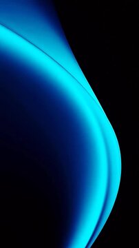 InterwovenBlueLightCurvesinMotion