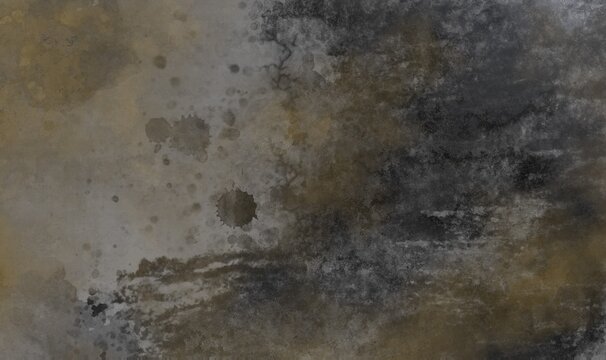 A grungy textured background with dark brown, gray, and black hues and splotchy patterns