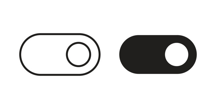 Switch icon Symbol for App and Web UI Design Vectors