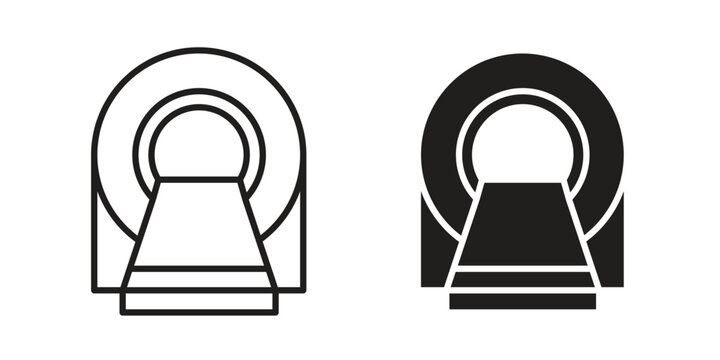 Tomography icon Symbol for App and Web UI Design Vectors