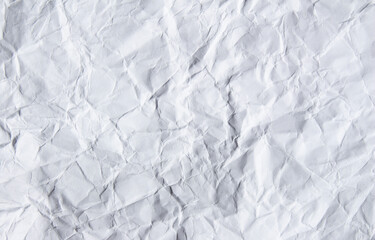 Obraz premium Wrinkled white paper texture background