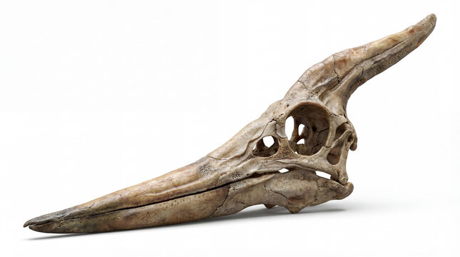 Pteranodon Longiceps Skull &ndash; Detailed Prehistoric Pterosaur Fossil Anatomy