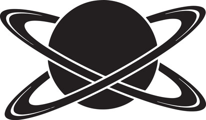 A stylized depiction of a planet with prominent rings resembling a futuristic design © Tokder