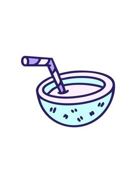 jumping motion animation of brazilian cocoloco brazilian cocktail drawing