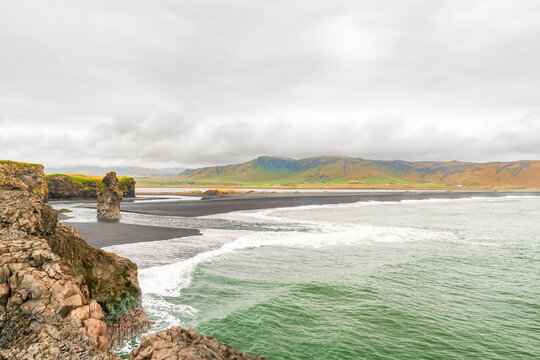 Cape Dyrholaey is located on the South Coast of Iceland