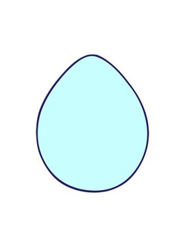 splitting motion animation of hand drawn quirky cartoon egg