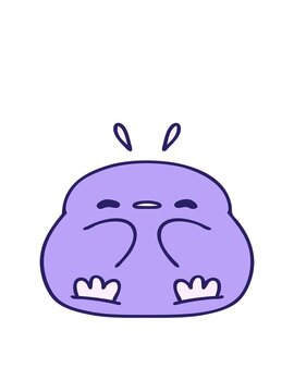 bobbing motion animation of drawing of a cute little penguin
