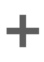 Fototapeta premium Plus and minus vector icon on a white background