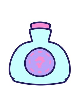 jiggle motion animation of a traditional clay bottle of japanese sake
