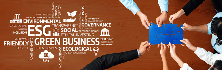 This image showcases diverse hands coming together to complete a puzzle, symbolizing the...