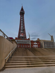 Fototapeta premium The blackpool Tower, at Blackpool, UK.