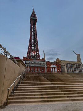 The blackpool Tower, at Blackpool, UK.