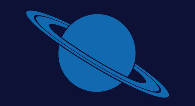 Saturn planet with ring system 4.