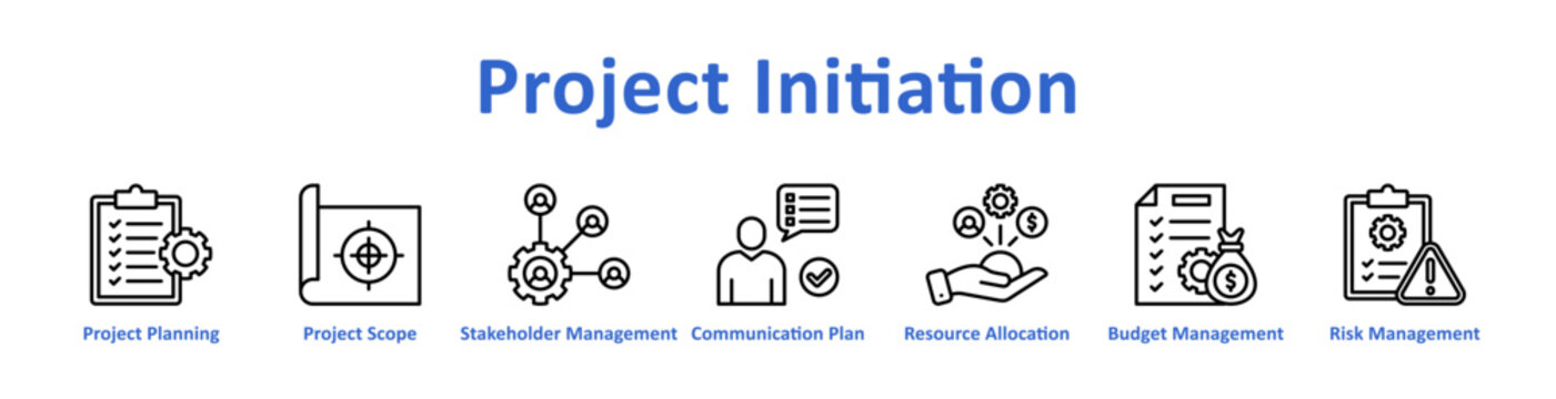 Project Initiation Banner and Collection Web Icon