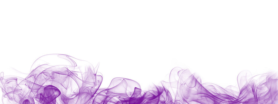 Purple smoke swirl effect png transparent background for neon abstract background, colorful vapor overlay design element
