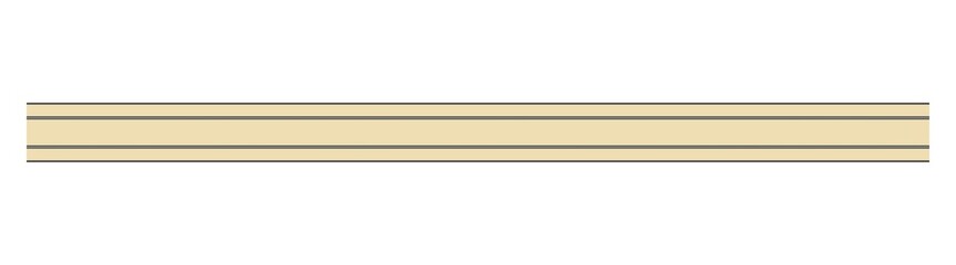 Wooden molding baseboard cornice trim isolated © Vector Elements