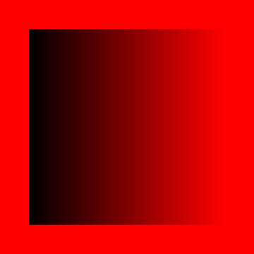 Black square smoothly flowing into a red square