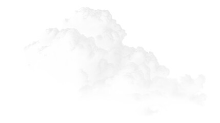 Cloud drifting in the sky with a transparent background during daylight hours © Liubov