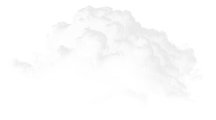 Obraz premium Clouds floating on a transparent background create a soft and light feeling of nature in the sky during daytime