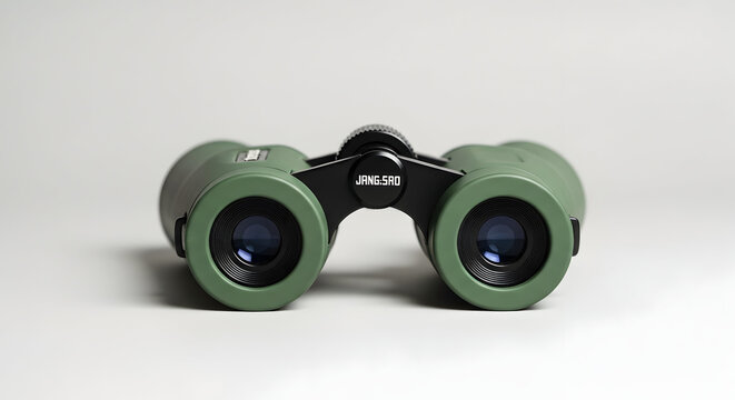 Green binoculars with black accents and white optics outdoor gear jnc 30x50