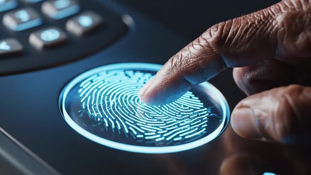 Elderly Finger Biometric Authentication on Smart Scanner.