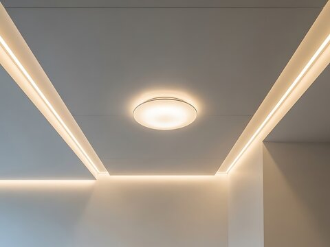 Contemporary interior ceiling lights and recessed LED lighting design