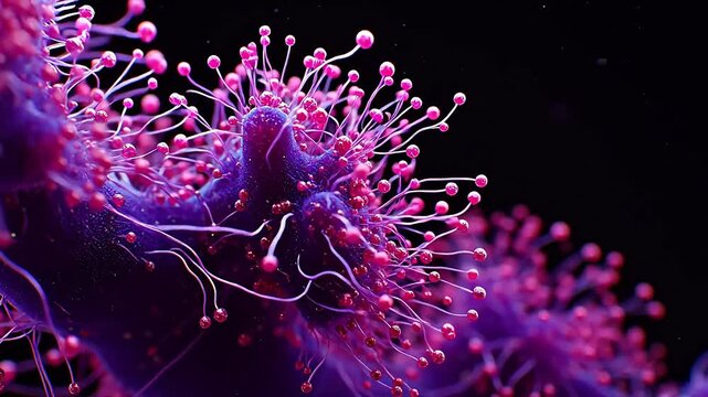 Abstract Microscopic Organism