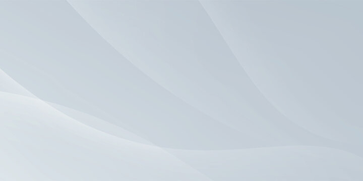 Minimalist abstract background featuring soft gray wave shapes with smooth gradients and layered curves. Clean and modern design suitable for presentations, websites, banners, and corporate templates.