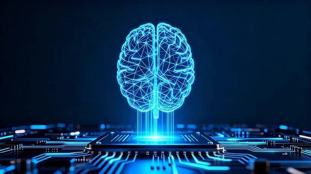 Digital brain on circuit board