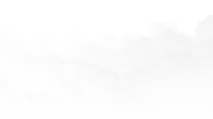 Clouds drift slowly across the sky creating a soft white backdrop during midday © Liubov