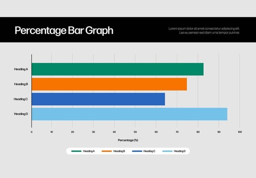 Bar Graph Infographic Template