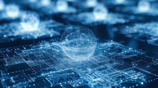 Focused medium shot on a digital screen displaying searchable land record databases with partially visible archives blurred in the background.