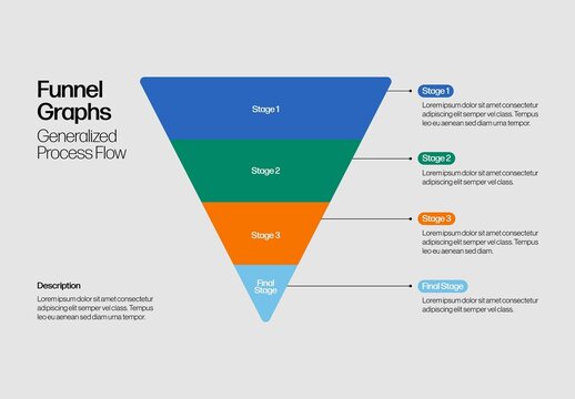 Funnel Graph Infographic Template