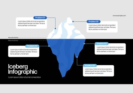 Iceberg Infographic Template