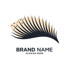 Eyelash extension icon design vector illustration with modern style